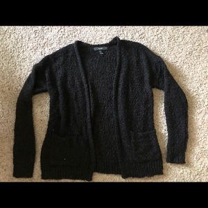 Black cardigan